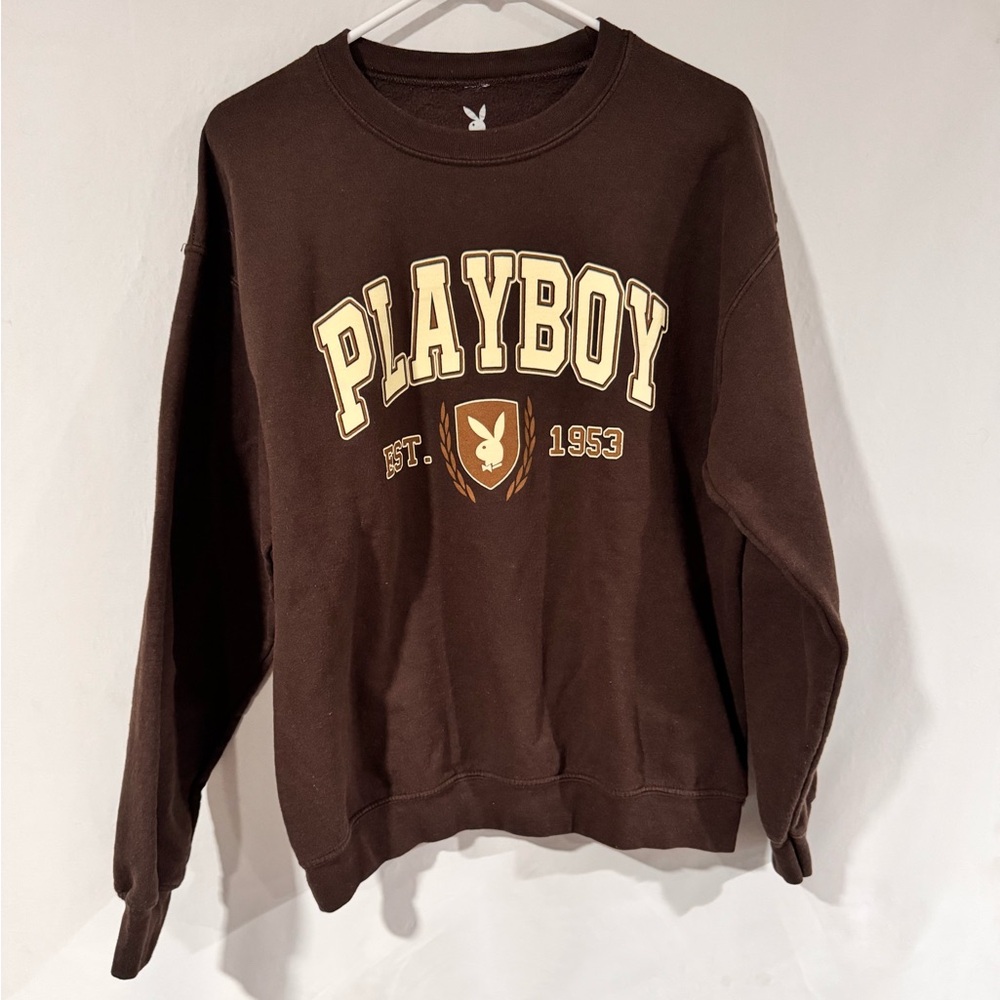 School Of Playboy Sweatshirt - Brown